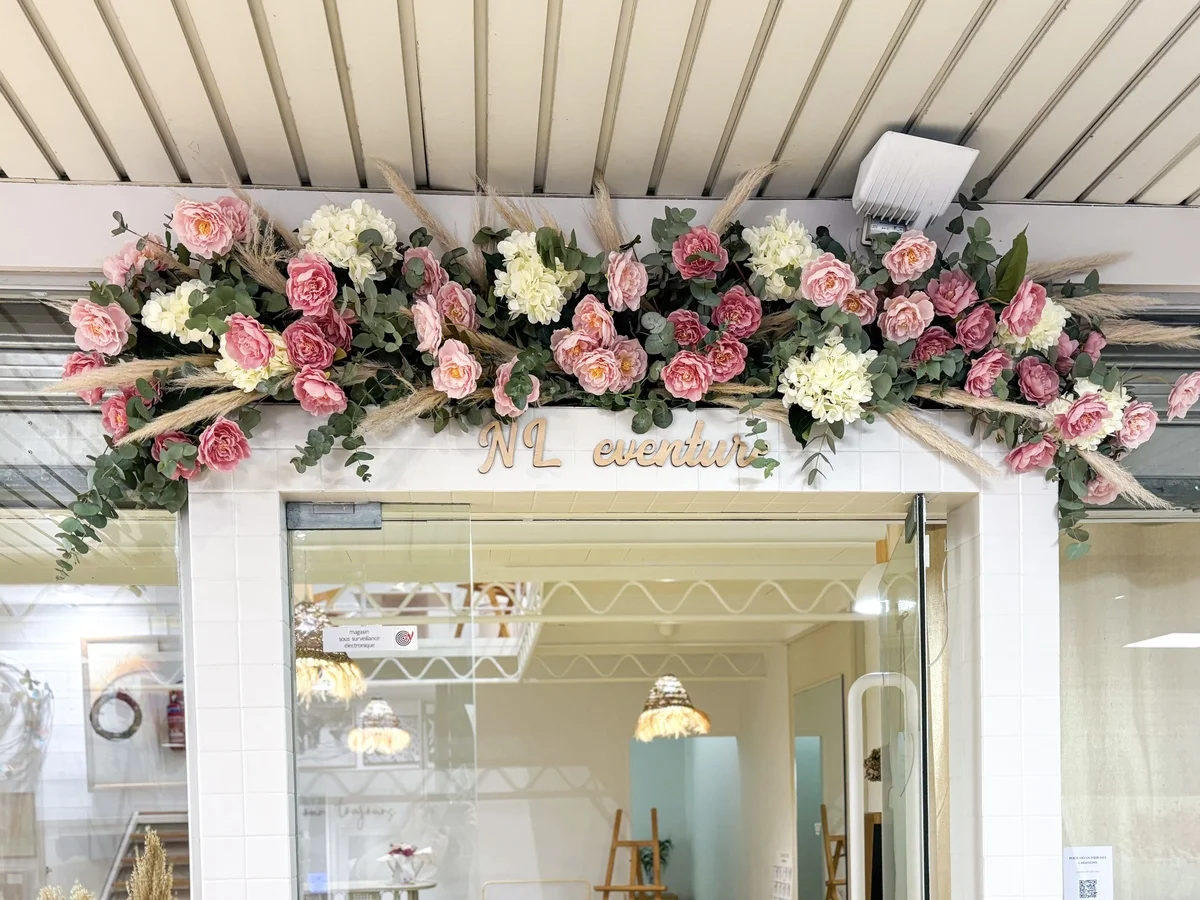 Fleuriste mariage et évènementiel Chemillé Maine-et-loire Devanture boutique