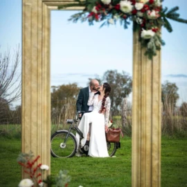 Mariage fleurs Noël