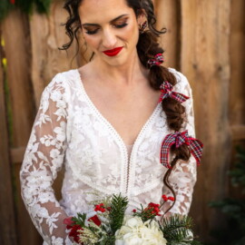 Mariage fleurs Noël