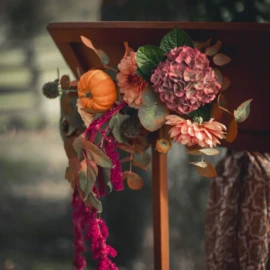 Mariage automne fleurs